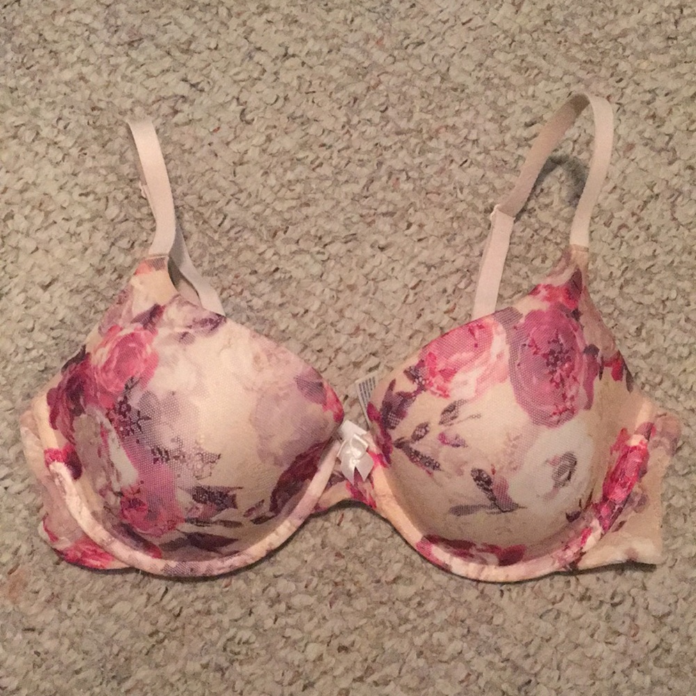 Gilligan & O’Malley Lightly Lined Floral Bra - 34D